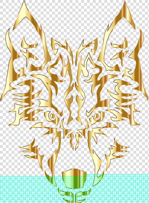 Wolves Clipart Transparent Background   Golden Wolf Logo Png  Png DownloadTransparent PNG