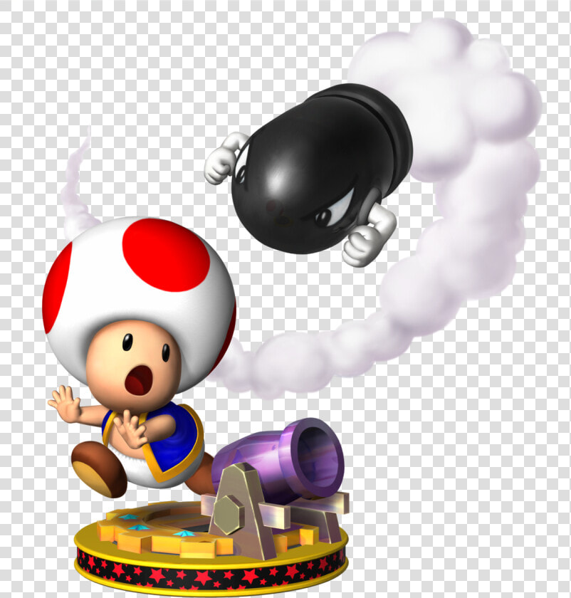 Mario Party 5 Toad Official Artwork Bullet Bill   Super Mario Bill Blaster  HD Png DownloadTransparent PNG