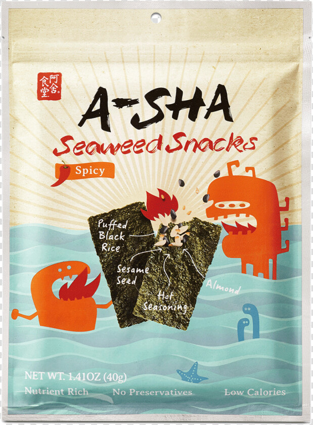 Sha Seaweed Snacks  HD Png DownloadTransparent PNG