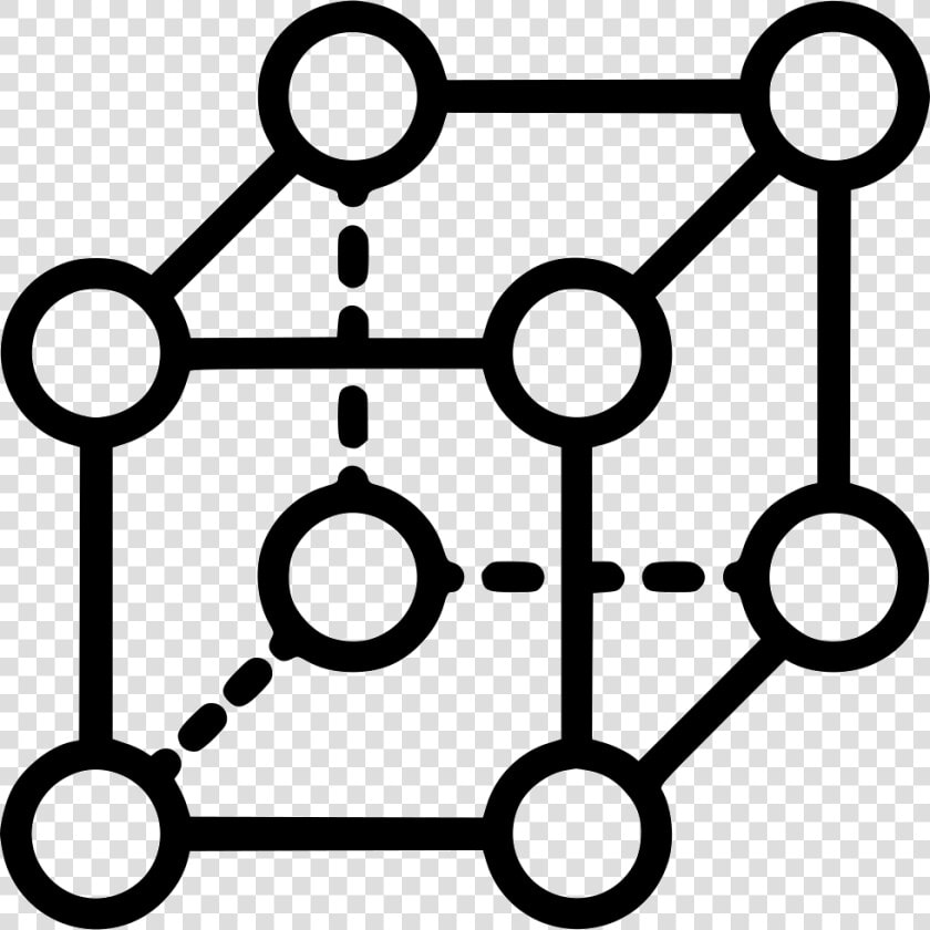 Molecular Lattice Physics Molecules Crystal Science   Icono Matriz  HD Png DownloadTransparent PNG