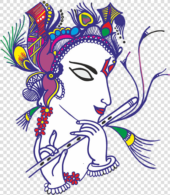 Krishna Janmashtami Images Drawing  HD Png DownloadTransparent PNG