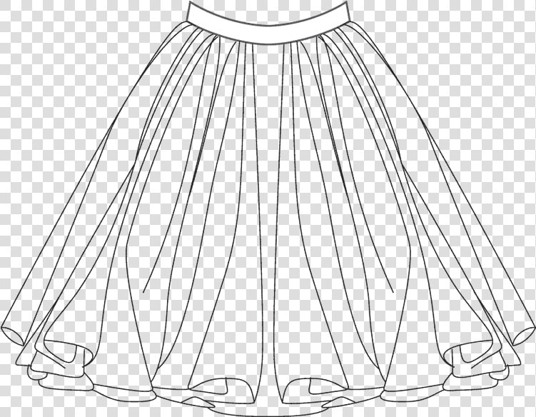 Repetto Romantic Tutu   Skirt Drawing Png  Transparent PngTransparent PNG