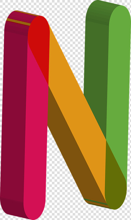 Alphabet  3d Albhabet  Letters  Color   Letter N 3d Png  Transparent PngTransparent PNG