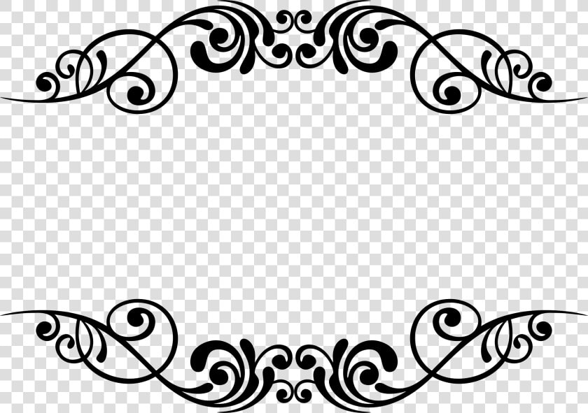 Border Design Clipart Decorative   Border Design Clipart Black And White  HD Png DownloadTransparent PNG