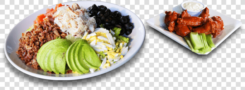 Salad And Wings   Casado  HD Png DownloadTransparent PNG