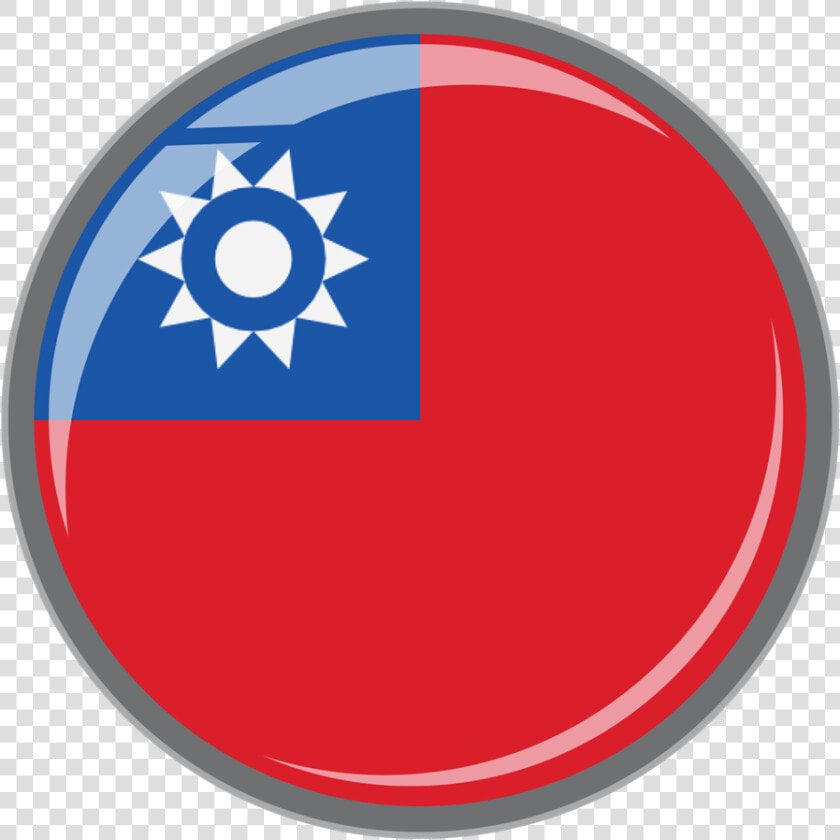 Flag Of Taiwan   Circle  HD Png DownloadTransparent PNG