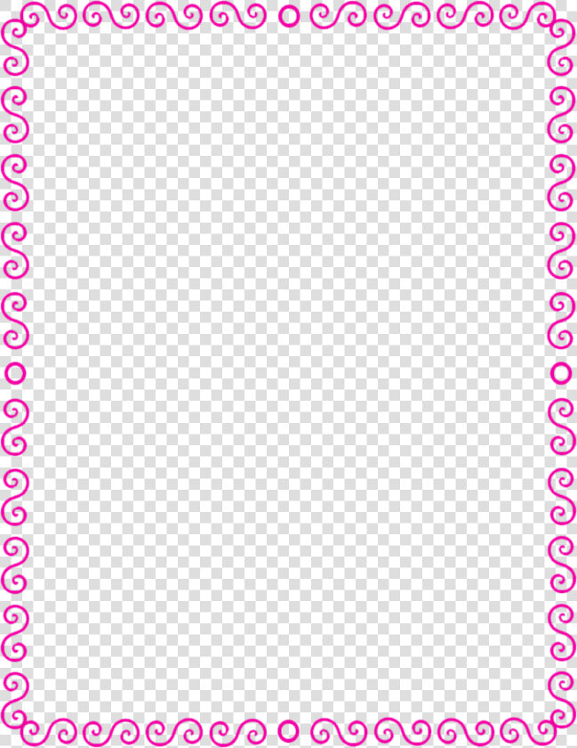 Border Pink Page Frames Spiral Border S Spiral Edge   Parallel  HD Png DownloadTransparent PNG