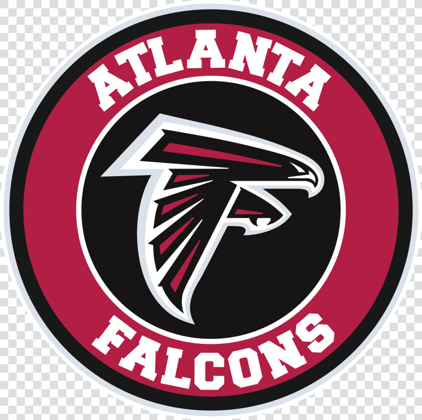 Atlanta Falcons Circle Logo Vinyl Decal   Sticker 5   Nba Logo 2018 Team  HD Png DownloadTransparent PNG