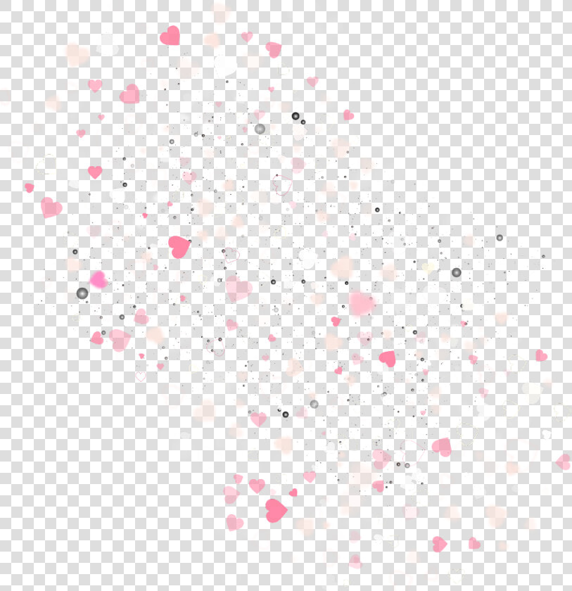  hearts  pink  girly  cute  kawaii  particles  pretty   Illustration  HD Png DownloadTransparent PNG