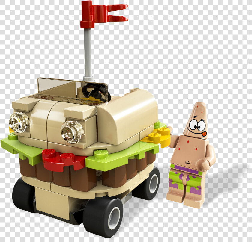 Lego 3833 Spongebob Squarepants Krusty Krab Mr Adventures   Lego Spongebob Patty Wagon  HD Png DownloadTransparent PNG