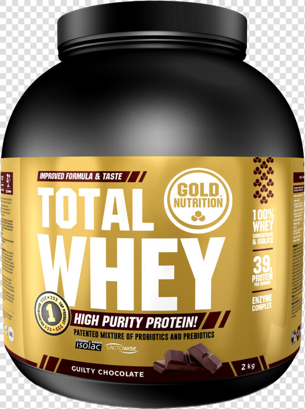 Total Whey With Probiotics  amp  Prebiotics   Gold Nutrition  HD Png DownloadTransparent PNG