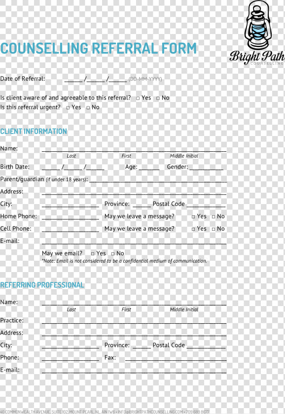 Certificate Sample Unique Dcbuscharter Of Bcd7a922   Counselling Referral Form Templates  HD Png DownloadTransparent PNG