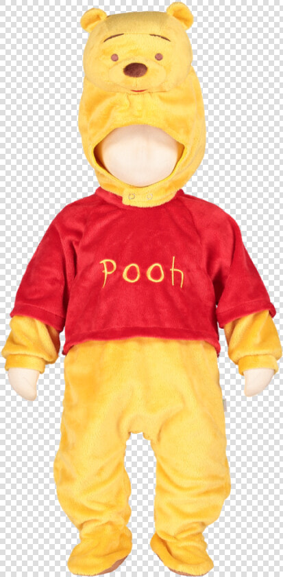 Winnie The Pooh Baby Costume With Moulded Hood   Winnie The Pooh Fancy Dress  HD Png DownloadTransparent PNG