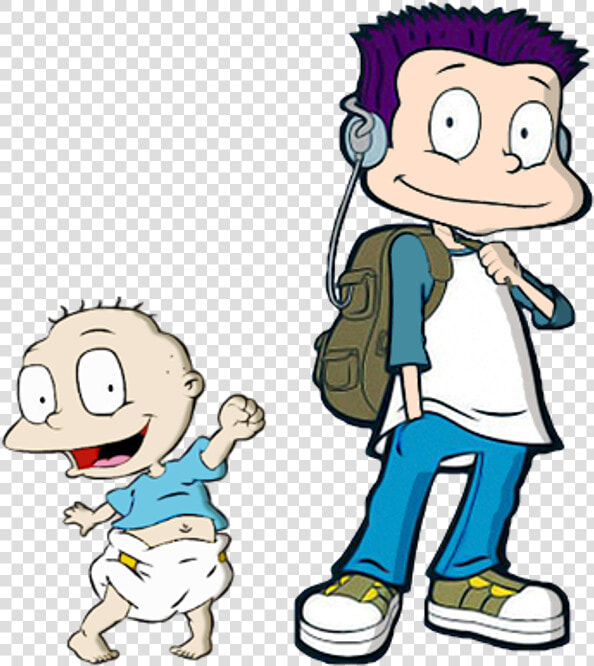 Dil And Tommy yv302   Tommy Pickles All Grown Up  HD Png DownloadTransparent PNG