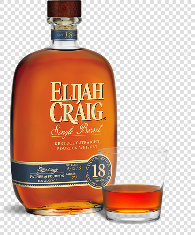Elijah Craig Single Barrel 18 Year Old  HD Png DownloadTransparent PNG