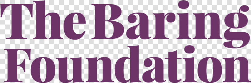 Baring Foundation Logo  HD Png DownloadTransparent PNG