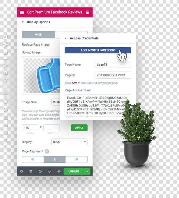 Facebook Reviews Elementor  HD Png DownloadTransparent PNG