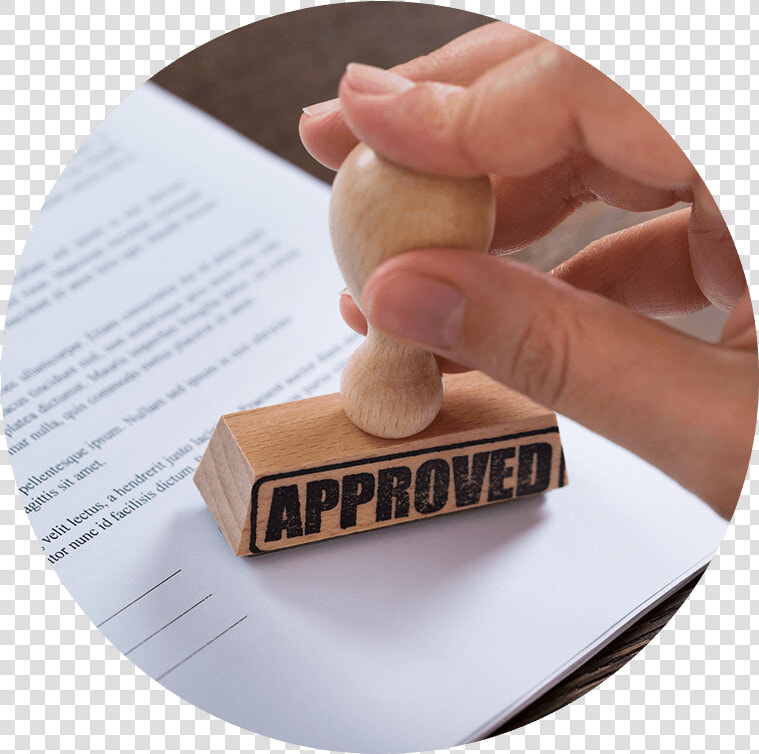 Approval Stamp Hand  HD Png DownloadTransparent PNG