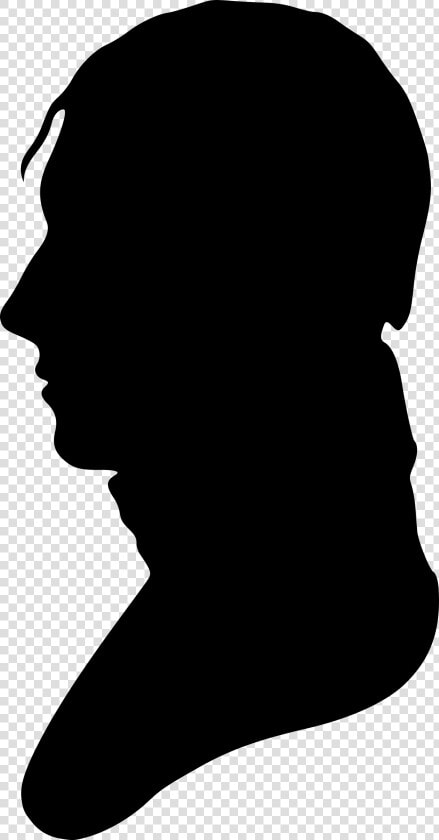 Silhouette Of Man Facing Left  No   Man Side Face Silhouette  HD Png DownloadTransparent PNG
