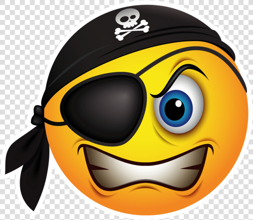 Emoticon Piracy Smiley Pirate Emoji Hd Image Free Png   Pirate Emoji  Transparent PngTransparent PNG