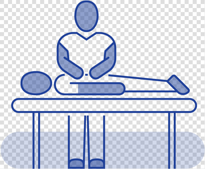 Body Works Blue Outline New Injury   Sitting  HD Png DownloadTransparent PNG