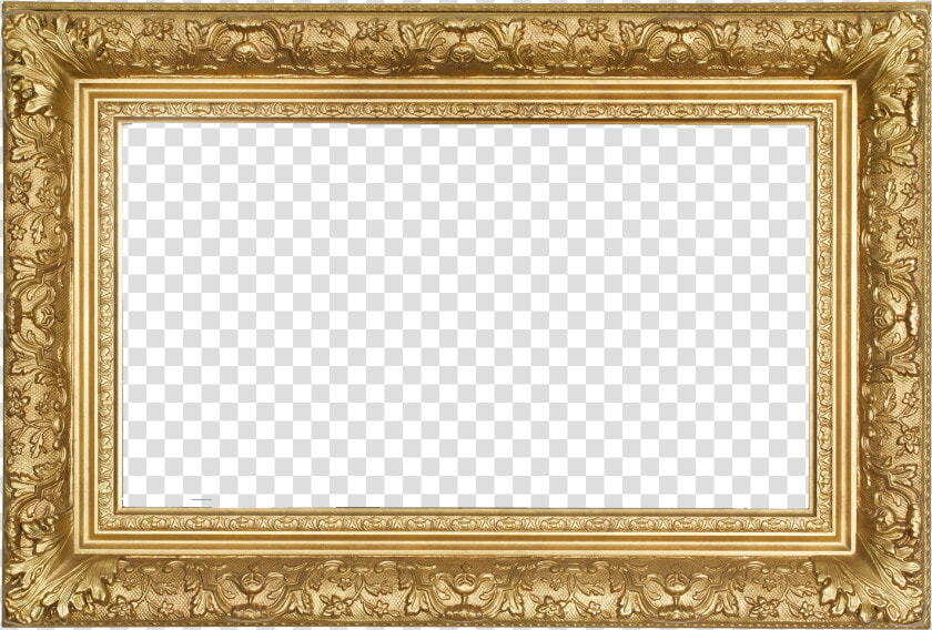 Wooden Border Frames Png Free Images   Long Wide Gold Frame  Transparent PngTransparent PNG