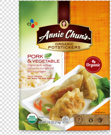 Annie Chun S Organic Pork And Vegetable Potsticker   HD Png DownloadTransparent PNG