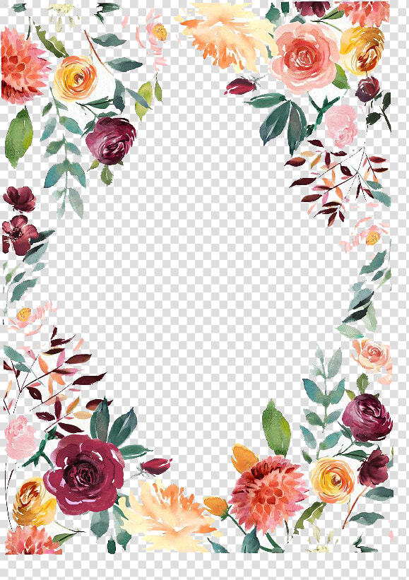 Invitation Clipart Floral   Floral Watercolor Invitations Wedding  HD Png DownloadTransparent PNG