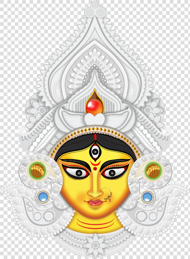 Maa Kali Face Png  Transparent PngTransparent PNG