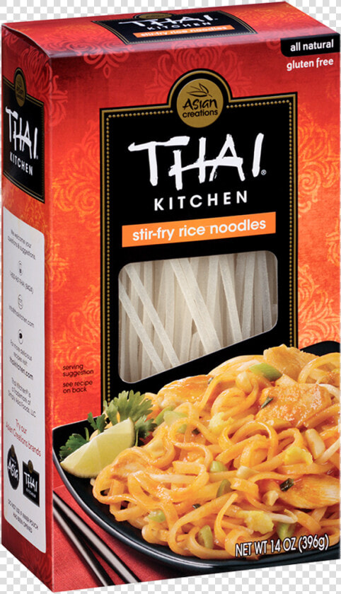 Stir Fry Rice Noodles   Thai Kitchen Rice Noodles  HD Png DownloadTransparent PNG