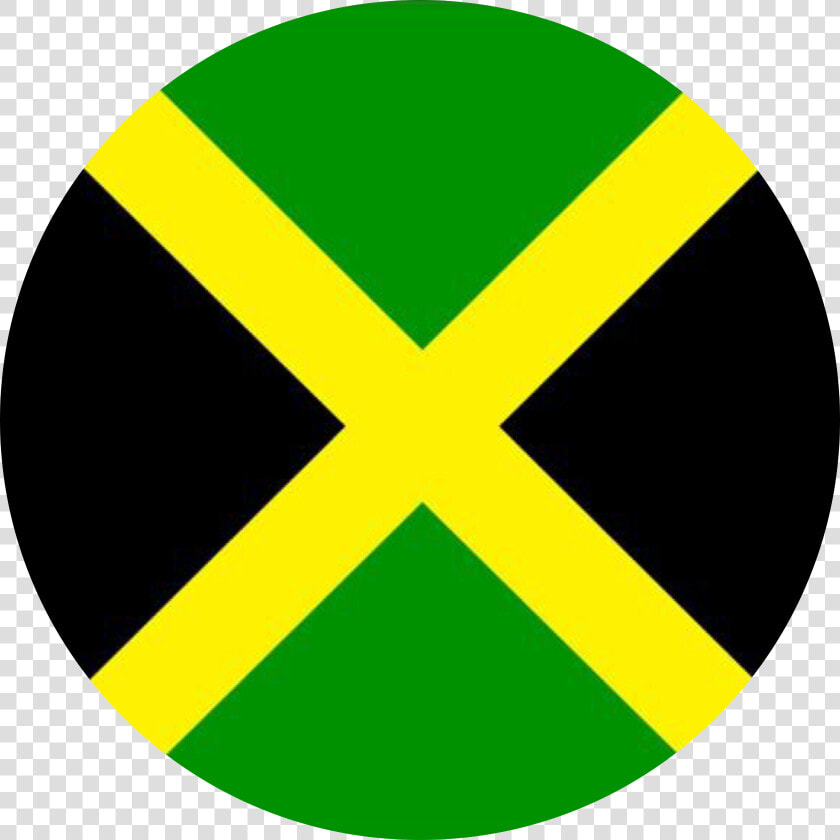  jamaica  jamaican  flag  red  black  green  circle   Jamaica Icon Png  Transparent PngTransparent PNG