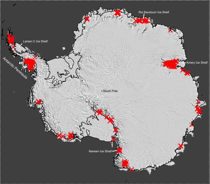 Antarctica Rivers   Nansen Ice Shelf  HD Png DownloadTransparent PNG