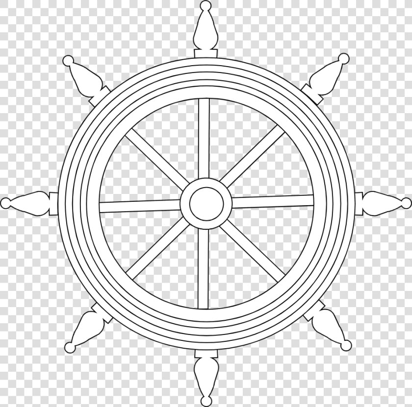 Steering Vector Vintage   Ship Steering Wheel Transparent Background  HD Png DownloadTransparent PNG