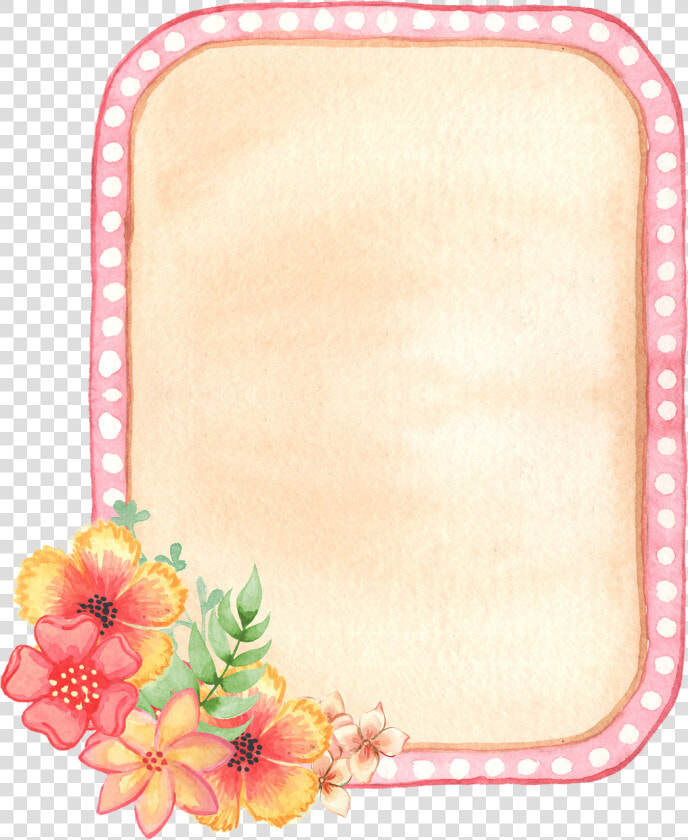 Label Floral Decoration Free Picture   Public Domain Watercolor Flowers  HD Png DownloadTransparent PNG