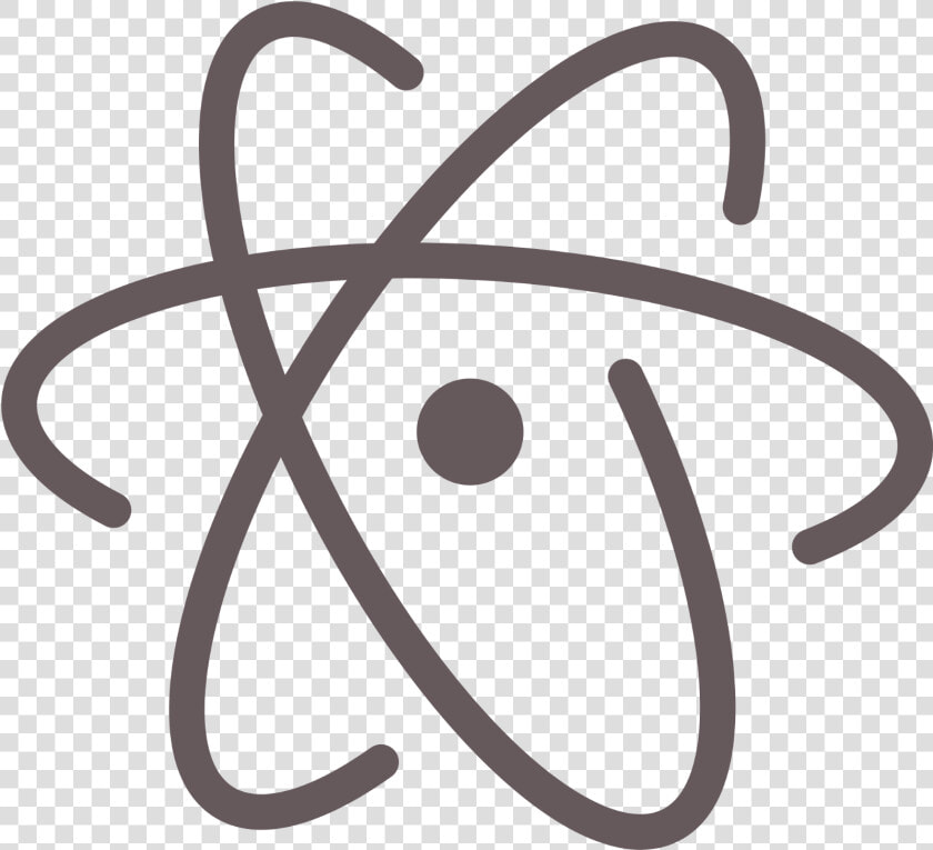 Transparent Atomic Symbol Png   Atom Text Editor Logo  Png DownloadTransparent PNG