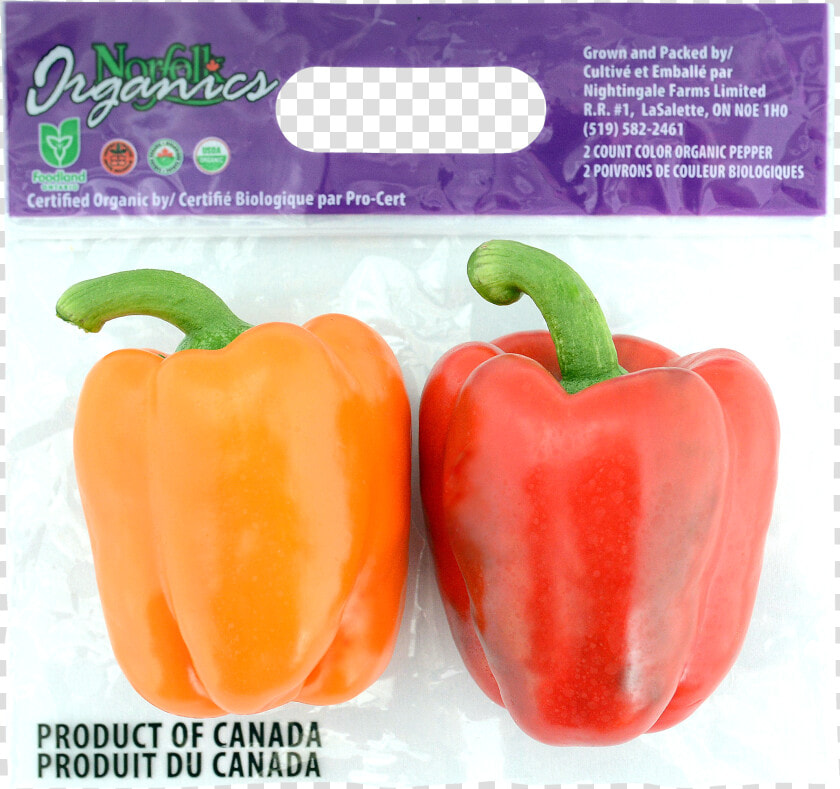 Organic Bell Peppers Packaged  HD Png DownloadTransparent PNG