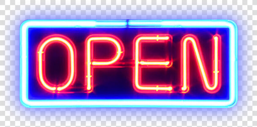 Interesting Party Sign Signal Neon Light Freetoedit   Open Neon Light Png  Transparent PngTransparent PNG