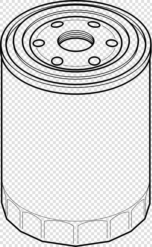 Oil Filter Clip Arts   Car Oil Filter Drawing  HD Png DownloadTransparent PNG