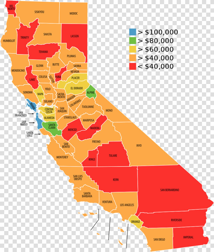 California Per Capita Income  HD Png DownloadTransparent PNG