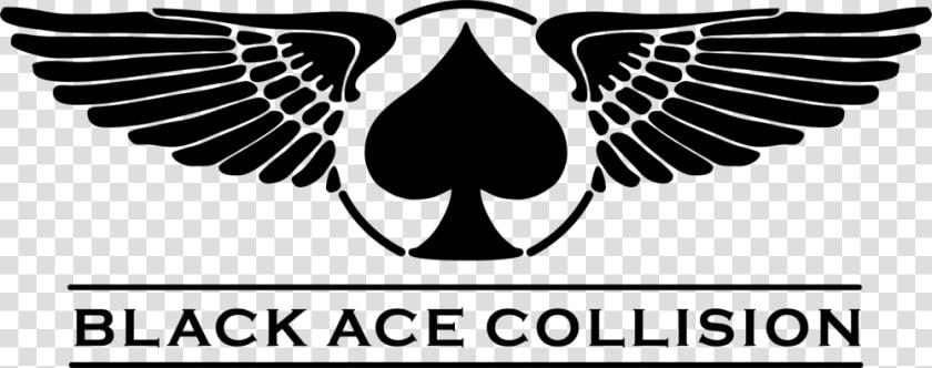 Black Ace Collision Logo   Graffiti Wings On The Wall  HD Png DownloadTransparent PNG