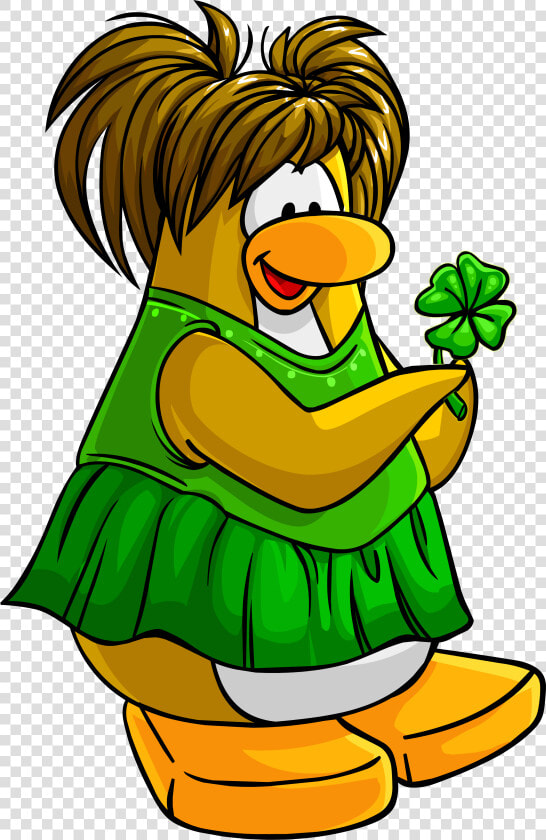 St Patrick S Day Postcard   Club Penguin  HD Png DownloadTransparent PNG
