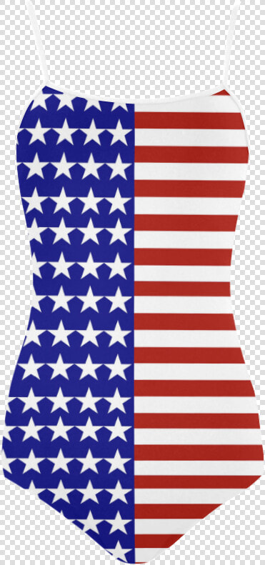 Usa Patriotic Stars  amp  Stripes Strap Swimsuit   Flag Of The United States  HD Png DownloadTransparent PNG