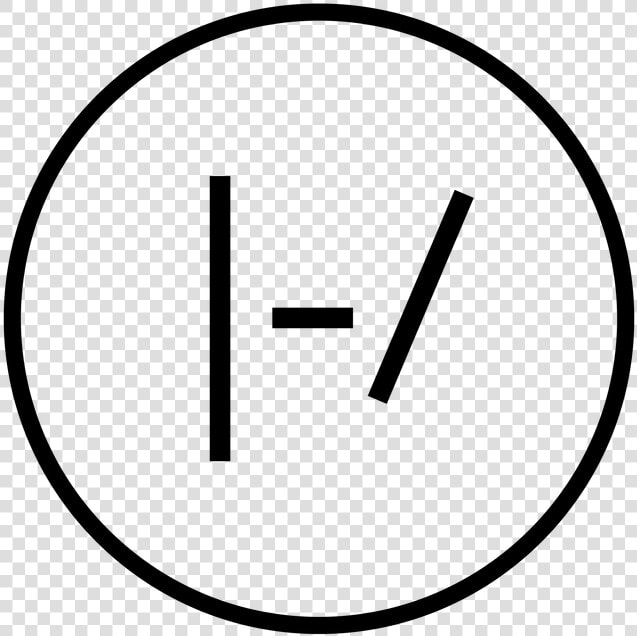 Transparent Pilot Clipart Black And White   Twenty One Pilots Logo White  HD Png DownloadTransparent PNG