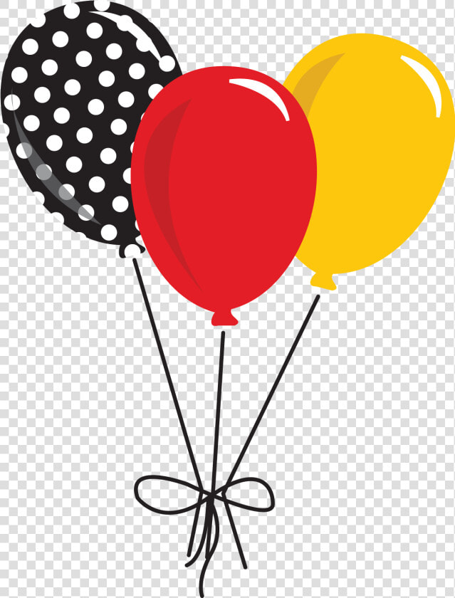 Balloons Transparent Mickey Mouse   Baloes Minnie Vermelha Png  Png DownloadTransparent PNG