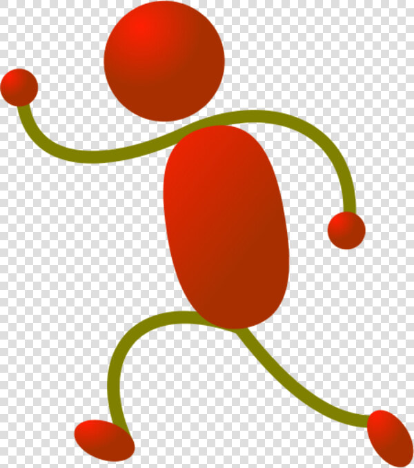 Red Stick Figure Running Clipart   Png Download   Color Stick Man Clipart  Transparent PngTransparent PNG