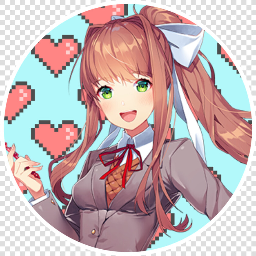 Doki Doki Literature Club Soundtrack   Png Download   Doki Doki Literature Club Monika  Transparent PngTransparent PNG