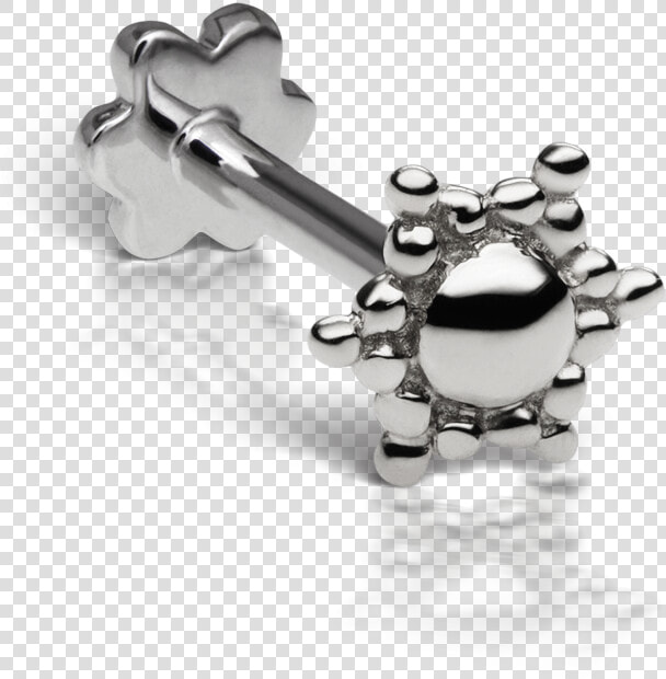 Maria Tash Lucky Clover Ear Stud  HD Png DownloadTransparent PNG