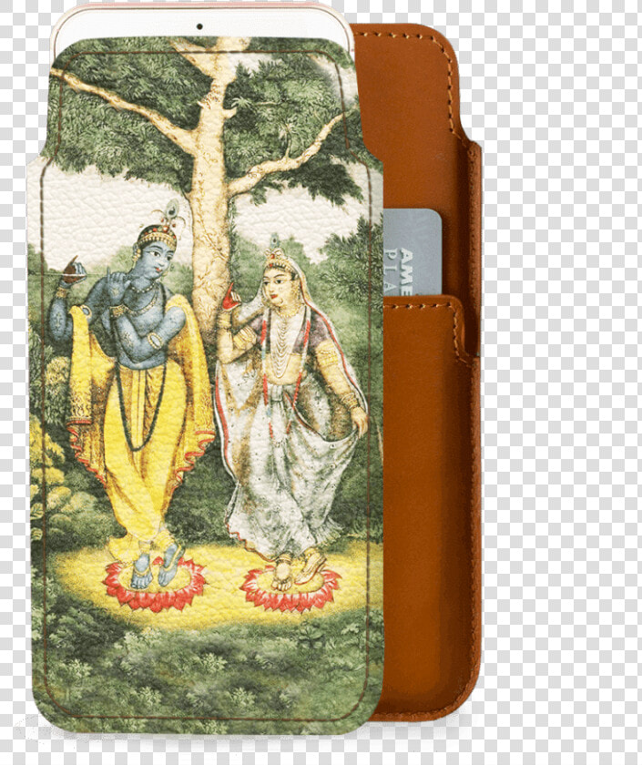 Dailyobjects Indian Mythology Radha Krishna Real Leather   Wallet  HD Png DownloadTransparent PNG
