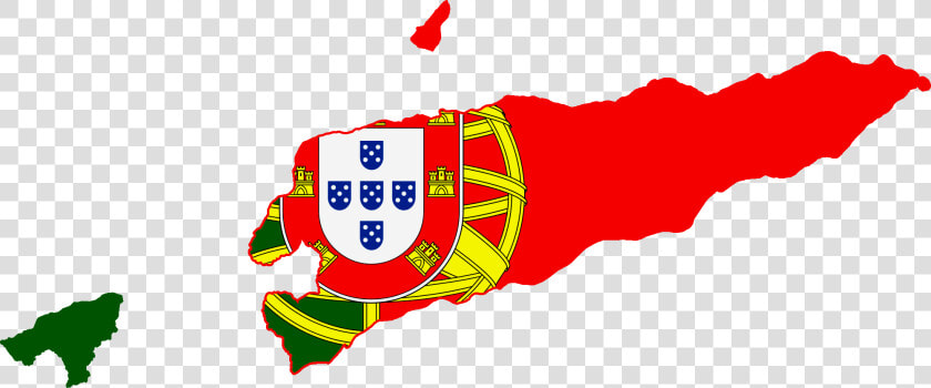 Flag Map Of Portuguese Timor   East Timor Flag Map  HD Png DownloadTransparent PNG
