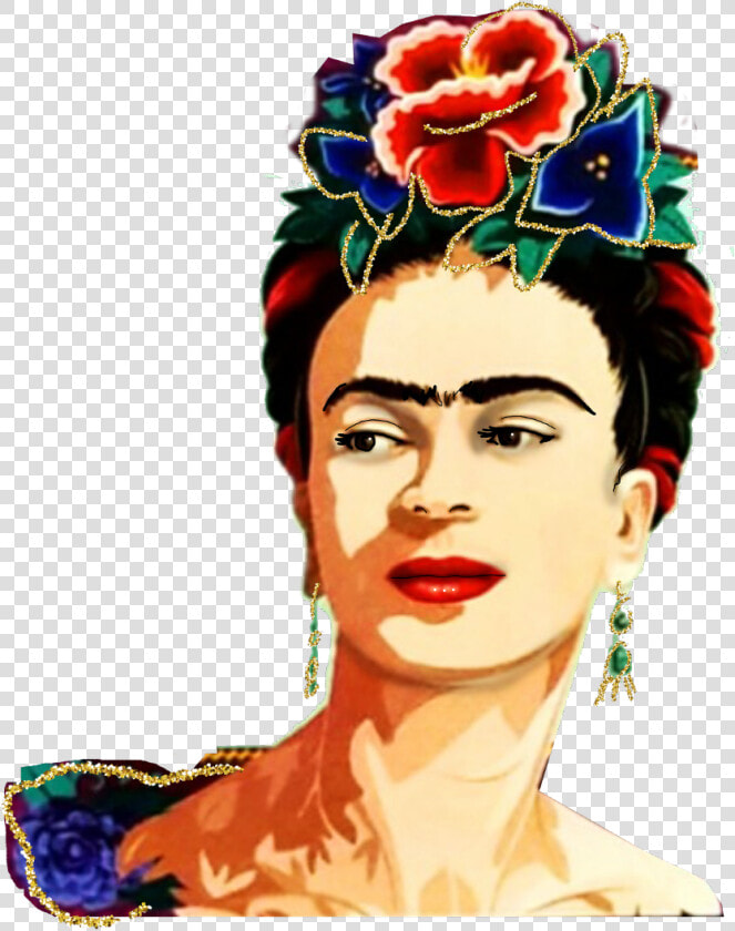  portrait  frida  fridakahlo  unibrow Queen  fridakahlosticker   Frida Kahlo Transparent Background  HD Png DownloadTransparent PNG